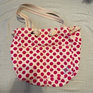 Aerie Polka Dot Canvas Bag